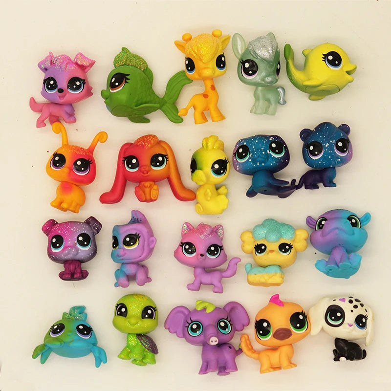 Buy 5 Get 2 Gifts 3 Cm Loose Old Pet Toys Cat Puppy Figure Mini Toy Figures Classic Little Pet Toys