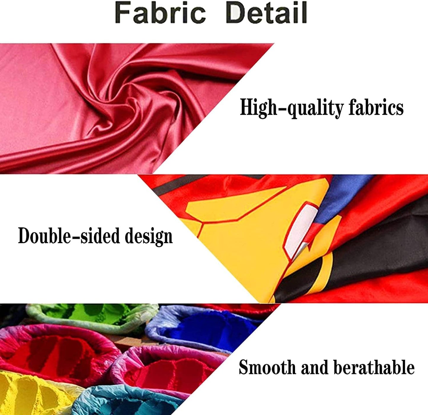 Halloween Capes and Mask for Kids 4-10 Year Double Side Cape Costume Cosplay Dress Up