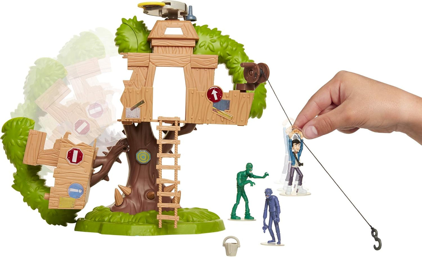 Tree House of Awesomeness Playset, Includes Exclusive Jack Action Figure & 2 Zombies