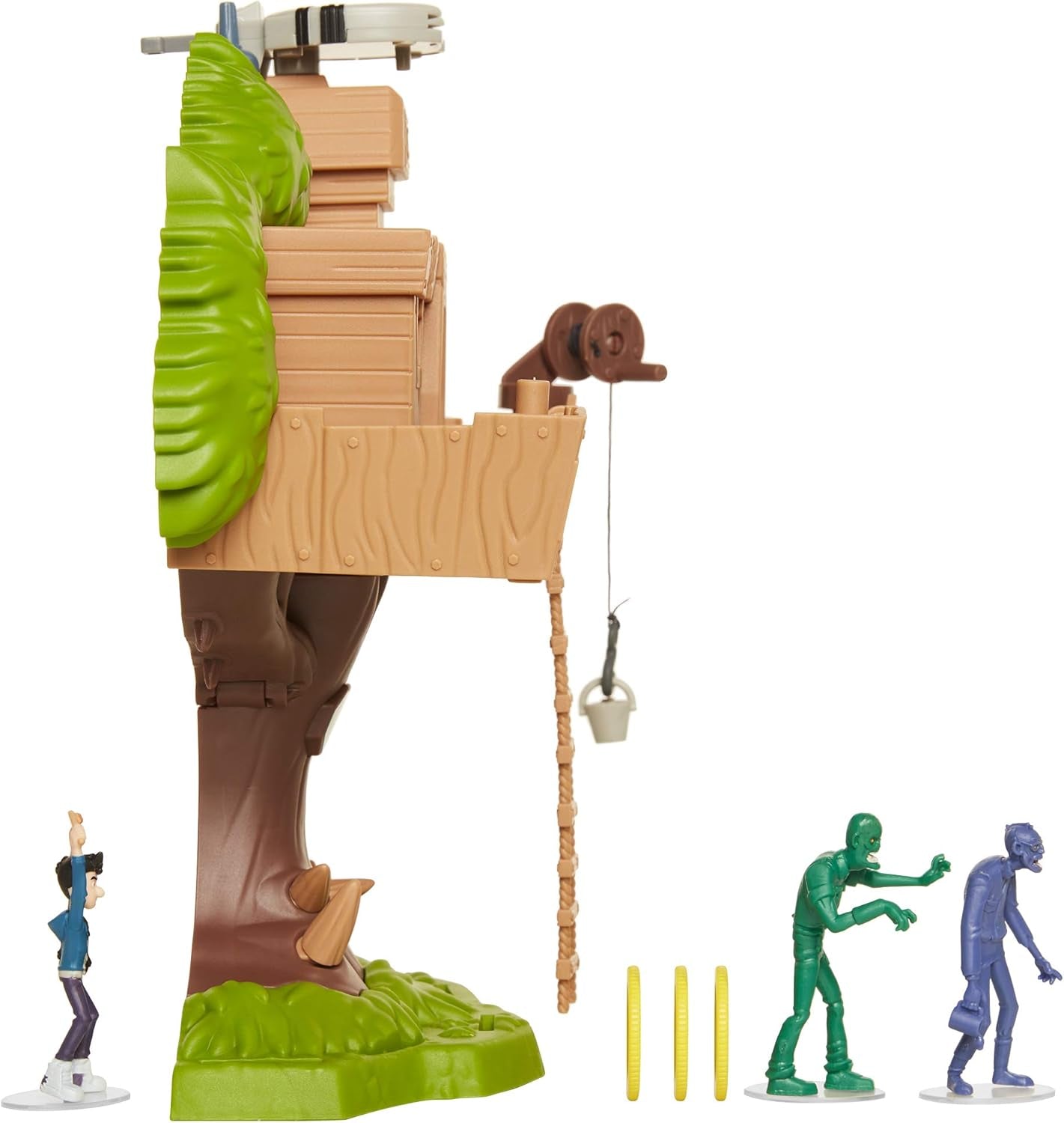 Tree House of Awesomeness Playset, Includes Exclusive Jack Action Figure & 2 Zombies
