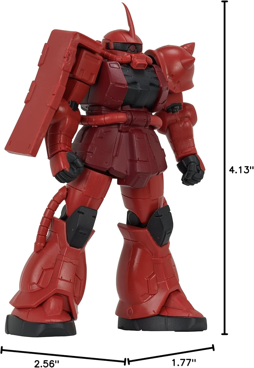 - Gundam - Zaku Red, Gundam Ultimate Luminous 4" Light up Action Figure