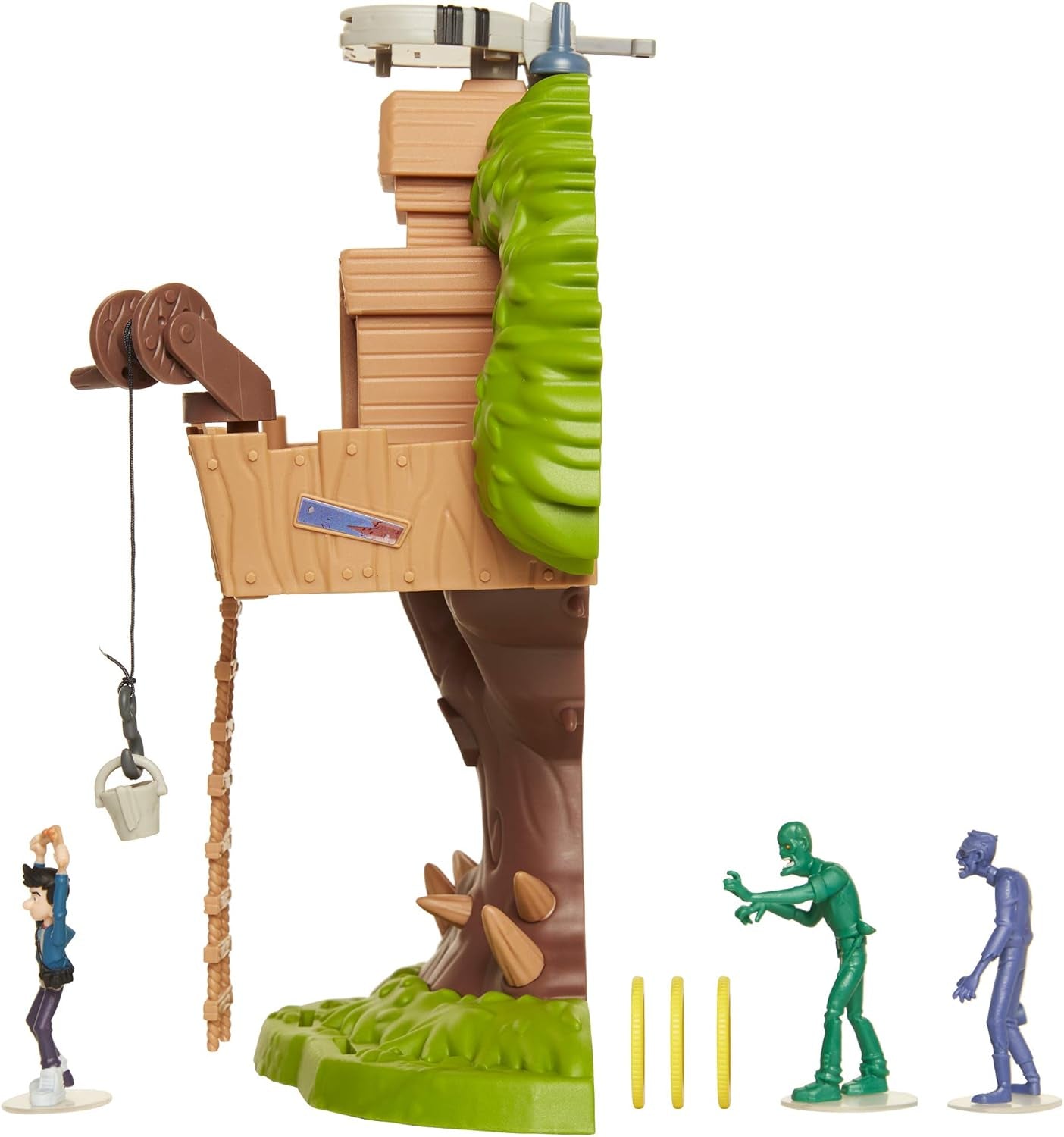 Tree House of Awesomeness Playset, Includes Exclusive Jack Action Figure & 2 Zombies