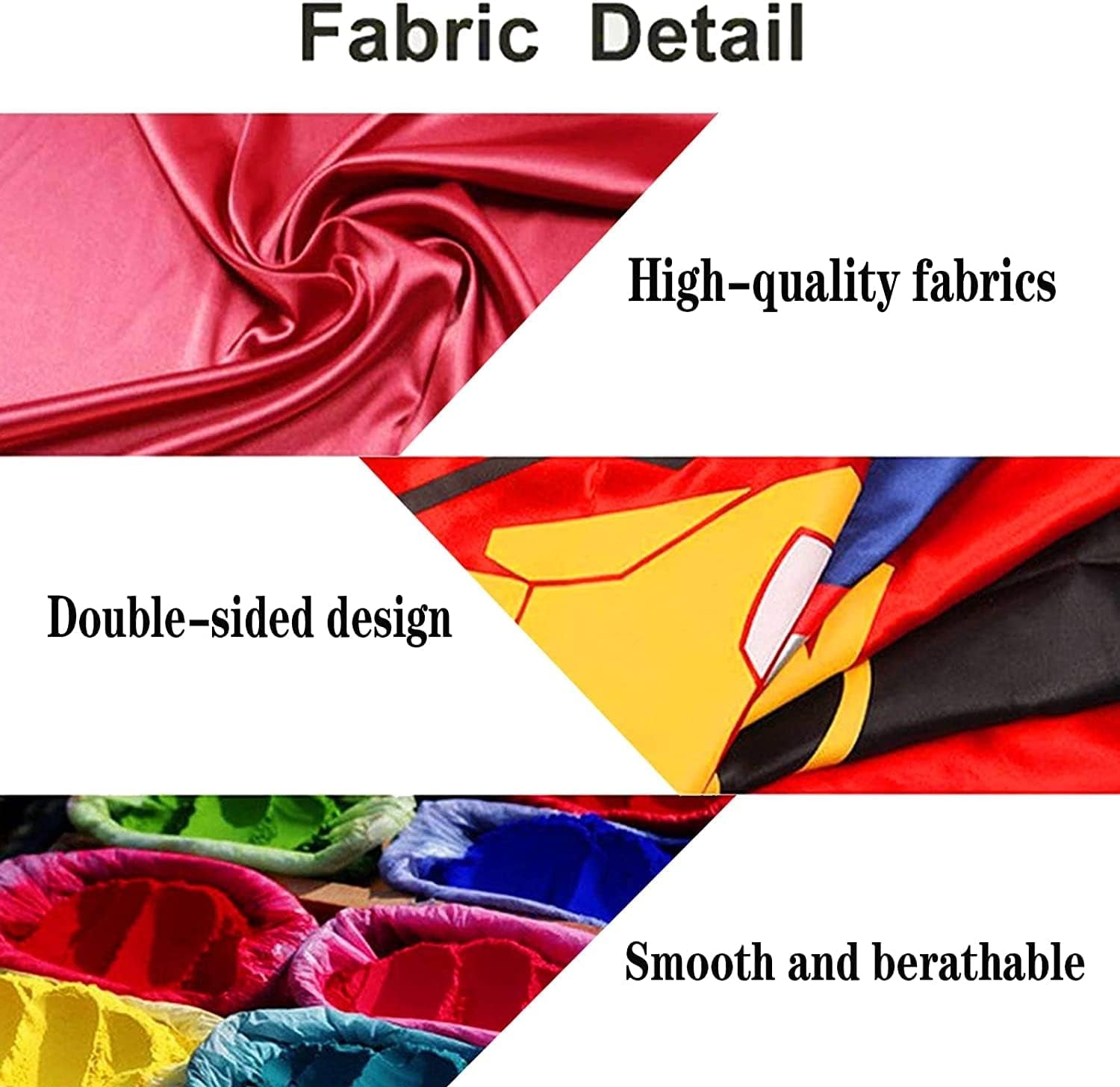 Halloween Capes and Mask for Kids 4-10 Year Double Side Cape Costume Cosplay Dress Up