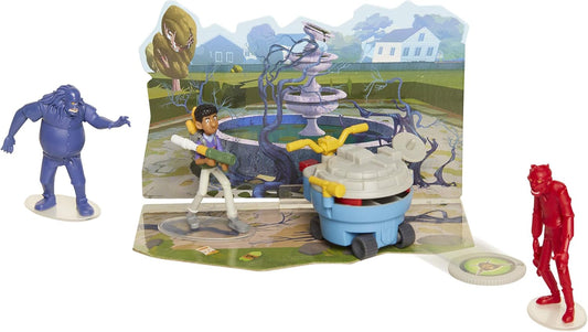 Toys Quint Action Figure 2.5" - Hero Pack Playset with 2 Zombies & Disk Launcher