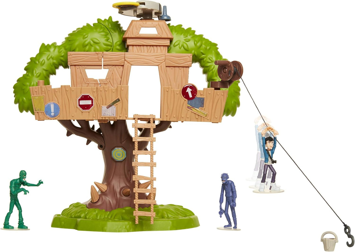 Tree House of Awesomeness Playset, Includes Exclusive Jack Action Figure & 2 Zombies